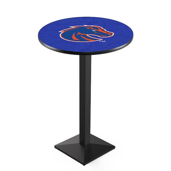 42" Blk Wrinkle Boise State Pub Table